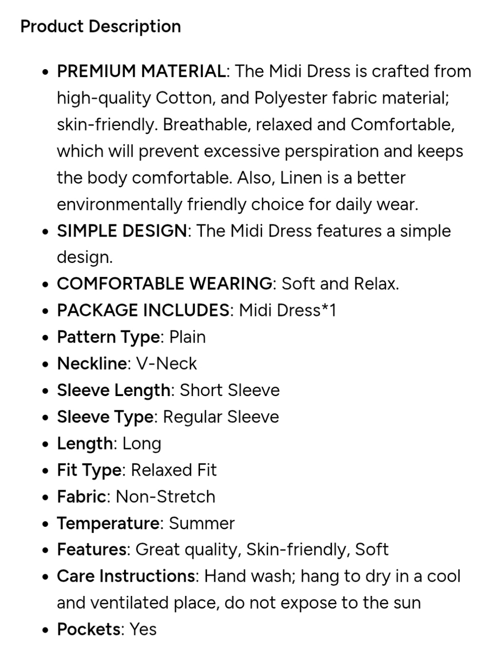 NWT Women's White Pintuck Maxi Dress - Classic Linen Look - Picture 3 of 4